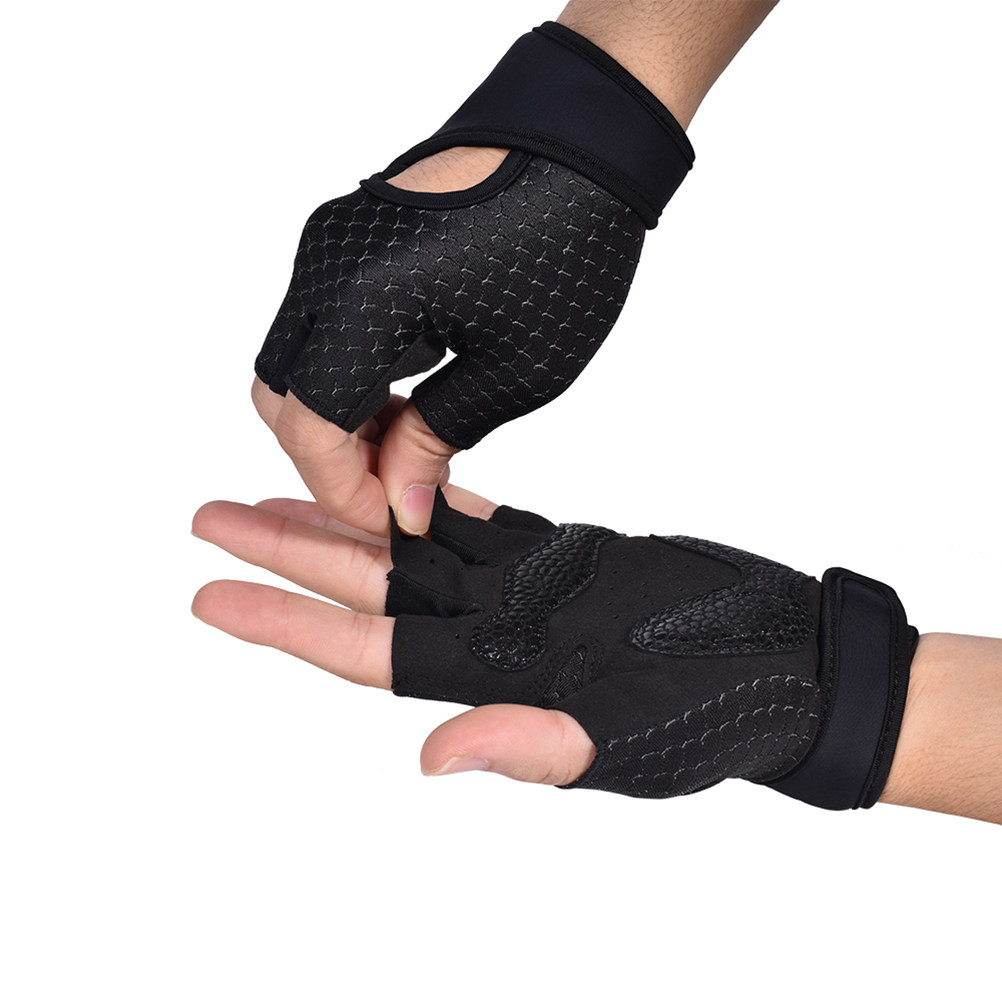 Pilate Yoga Workout - 1Pair Fitness Gloves Half Finger Non
