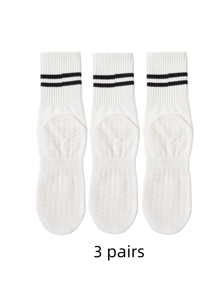 3 Pairs of Yoga Socks, Medium  - огляд і ціна Medias Para Pilates Y Yoga
