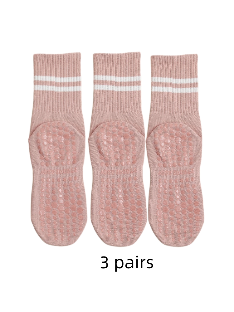 3 Pairs of Yoga Socks, Medium  - огляд і ціна Medias Para Pilates Y Yoga