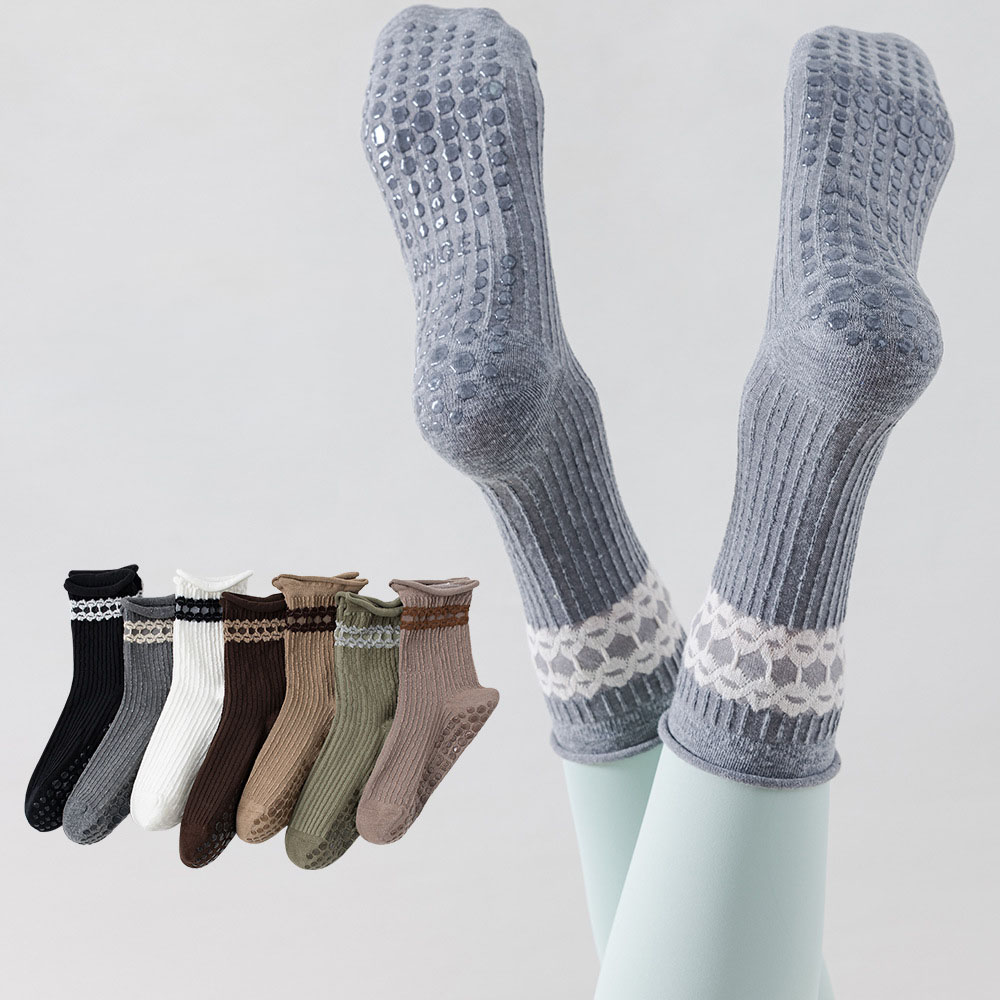 Yoga Socks Women Cotton Roll-e - огляд і ціна Medias Para Pilates Y Yoga