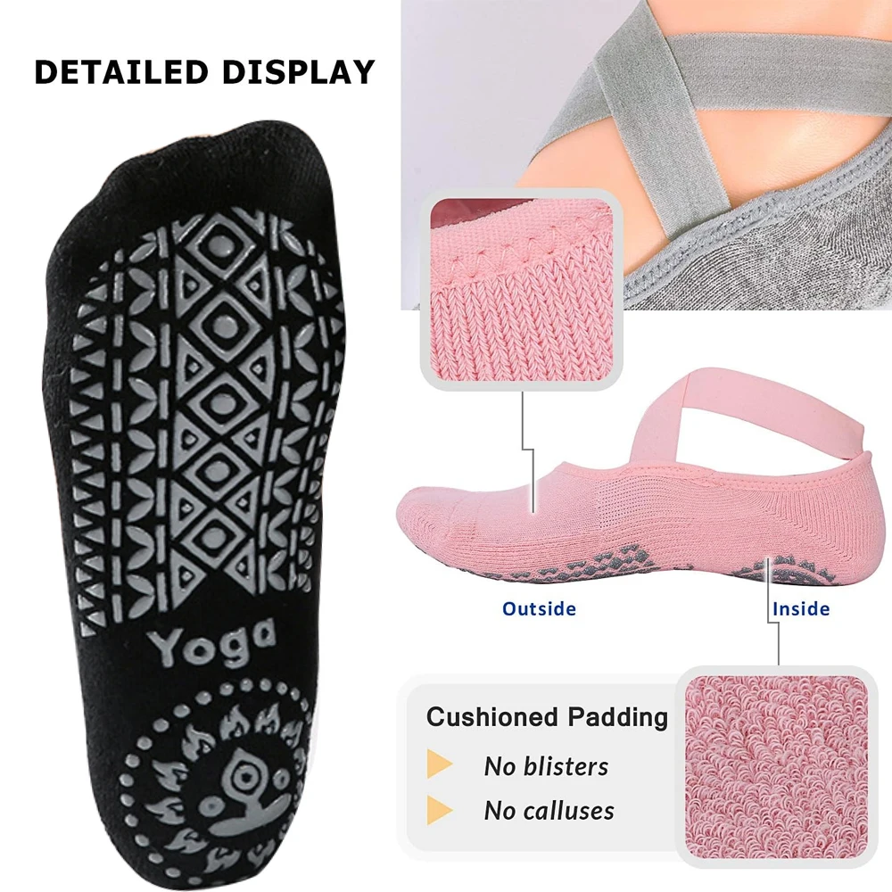 1Pair Yoga Socks for Women Non - огляд і ціна Pilate Yoga Workout