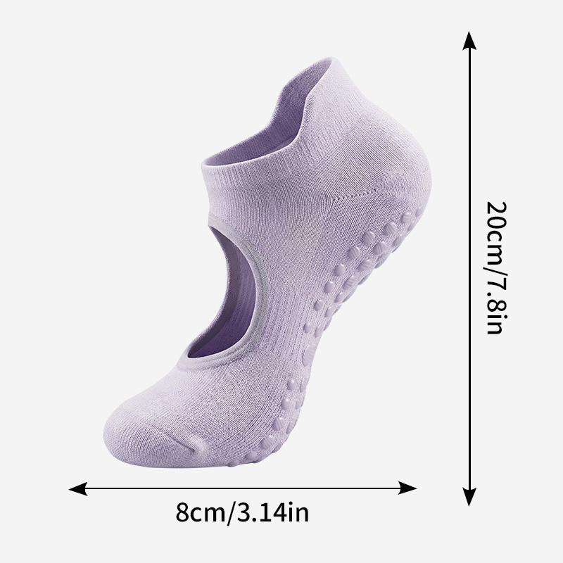 2/12PC Backless Non-slip Fitne - огляд і ціна Medias Para Pilates Y Yoga