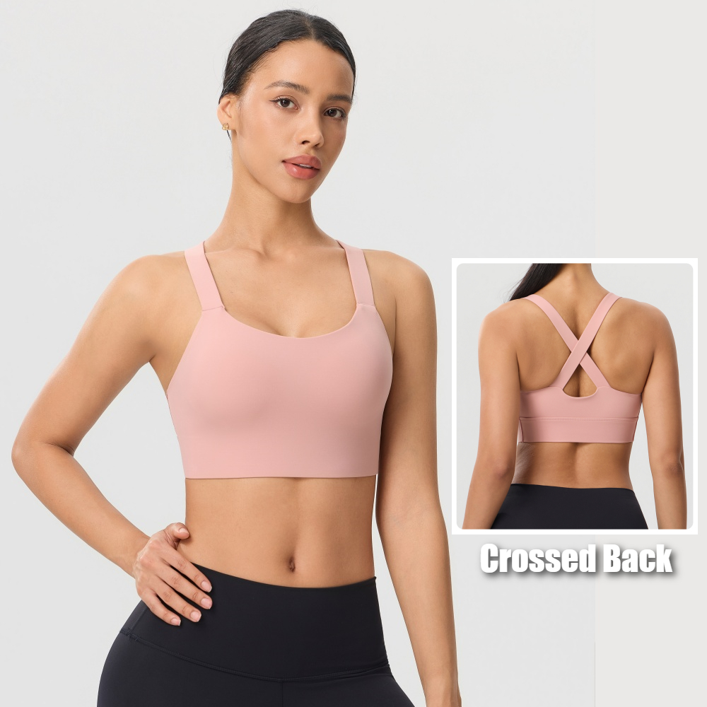 Solid Color Cross Back Sports  - огляд і ціна Pilates Yoga One
